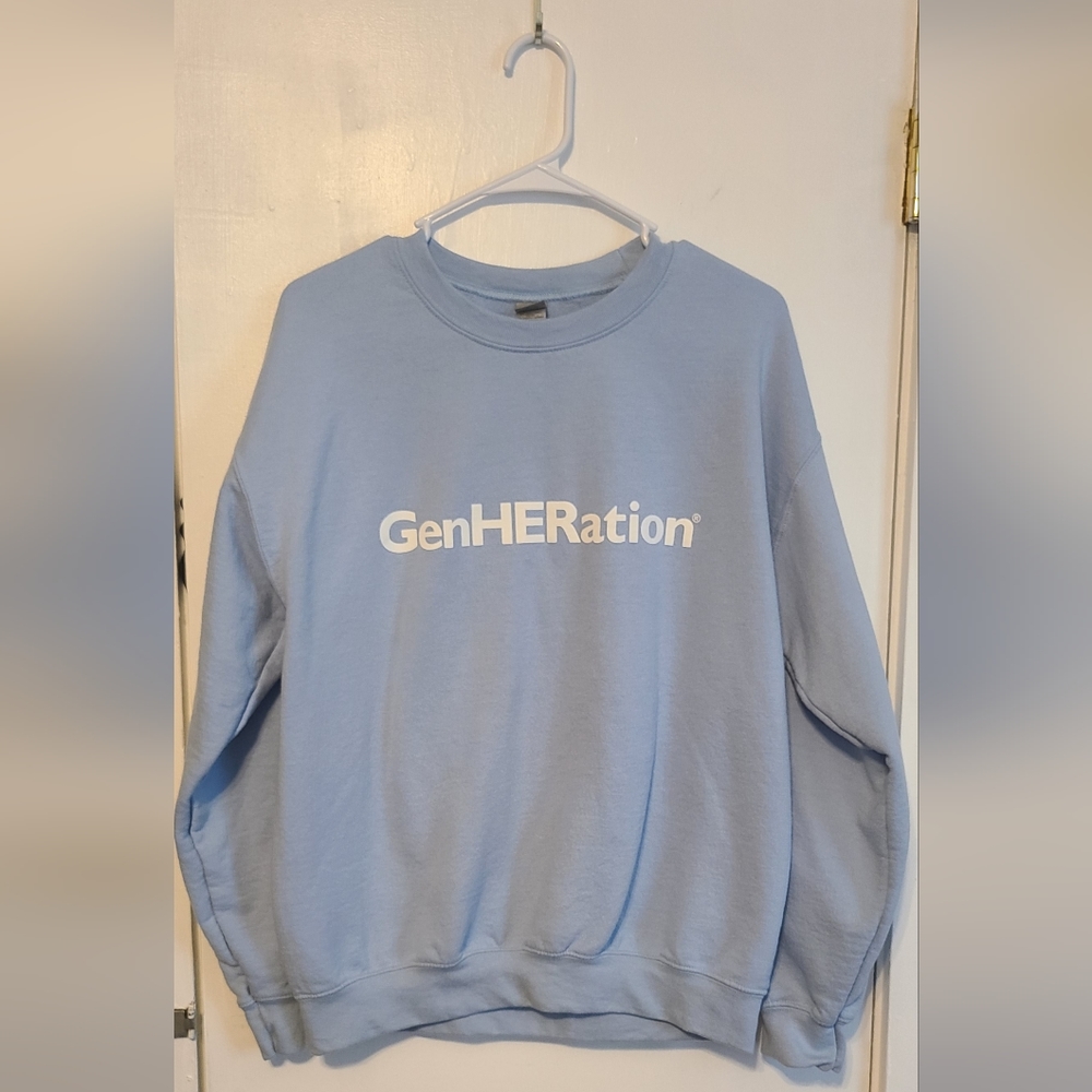 Periwinkle GenHERation® Quintessential Gildan Crew Neck